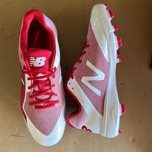 New Balance Molded baseball cleats.